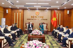 Minister of Home Affairs welcomes Vatican foreign minister