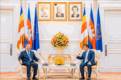 Ministry of Public Security's delegation visits Cambodia