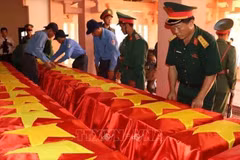 Remains of fallen soldiers repatriated from Cambodia