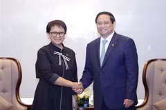 Prime Minister hosts Indonesian Foreign Minister