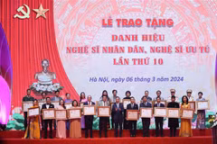 President attends announcement of People’s Artist, Meritorious Artist title winners