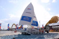 Clipper’s sailing boat model on display in Da Nang