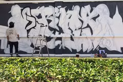 Graffiti marks Vietnam-Germany relations