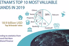 Vietnam's top 10 most valuable brands in 2019
