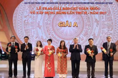 Winners of second press contest on Party building announced 