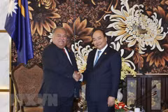 PM meets Presidents of Nauru, Marshall, Guyana on GEF-6 sidelines