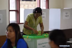 Myanmar’s ruling party wins parliamentary by-election