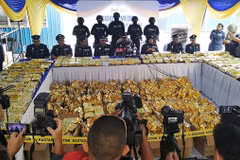 Record volume of crystal meths seized in Malaysia