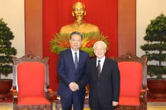 Party leader hails growing Vietnam-China relations
