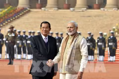 India, Cambodia ink four cooperative pacts