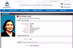 International warrant issued for female drug trafficker