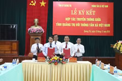 VNA, Quang Tri province ink communication cooperation deal 