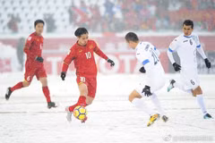 Vietnam U23 players’ courage, passion melt snow: OSEN