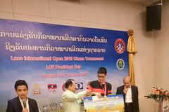 IM Minh grabs silver at Lao chess tourney