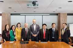 Central theoretical council delegation visits Canada
