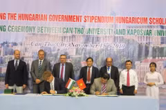 Can Tho University promotes education partnership with Hungary
