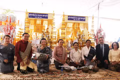 Embassy joins celebration of late Lao leader’s birthday