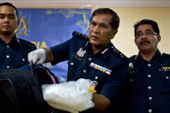 Drugs worth 161 million USD seized in Malaysia's biggest haul