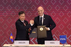 ASEAN, FIFA agree to cooperate to develop football in Southeast Asia