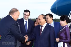 Prime Minister arrives in Russia, beginning official visit