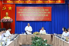 PM discusses Bac Lieu province’s performance with local officials