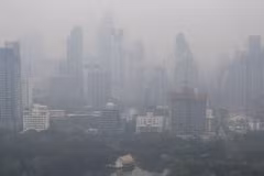 Air pollution worries people in northern Thailand