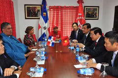 Party delegation visits Dominican Republic to cement ties