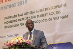 Meeting talks sustainable development of agricultural material areas