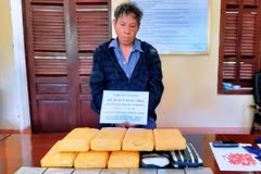Thanh Hoa border guards seize seven bricks of heroin