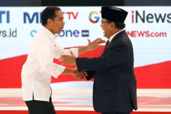 Indonesian presidential candidates hold second debate