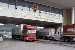 Border gates in Lao Cai province break trade record