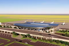 The visual model of the Quang Trị Airport. (Photo: vietnamfinance.vn)