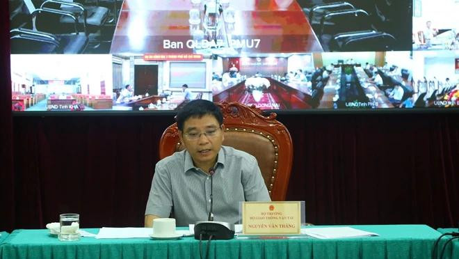 Minister of Transport Nguyen Van Thang (Photo: VietnamPlus) expressway 2.webp