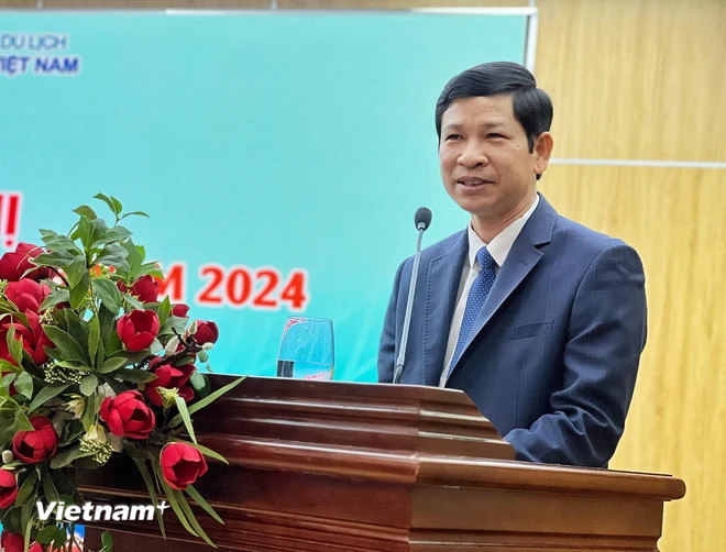 Deputy Minister of Culture, Sports and Tourism Ho An Phong. (Photo: Mai Mai/Vietnam+) HO AN PHONG.JPG