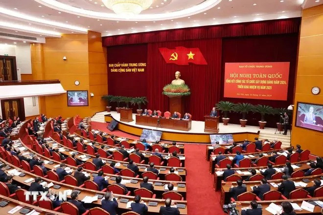 At the conference (Photo: VNA) Party General Secretary To Lam.jpg