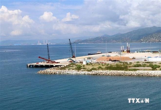 Once operational, Ca Na General Port (Thuan Nam district) will receive many large ships. (Photo: VNA) ca na.jpg