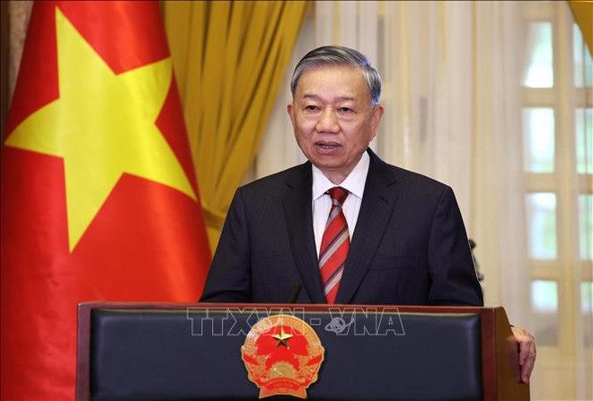 Party General Secretary and President To Lam (Photo: VNA) tong-bi-thu.jpg