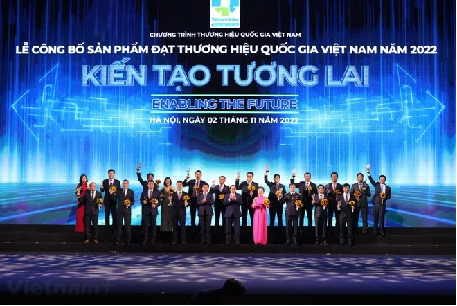 Businesses with national-branded products in 2022. (Photo: VietnamPlus) brand2.PNG