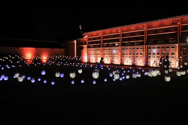 350 LED lights are set up at the festival. (Photo: VNA) 4.jpeg