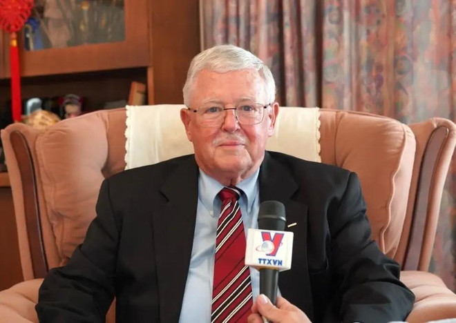 Professor Carl Thayer from the Australian Defence Force Academy, the University of New South Wales. (Photo: VNA) thayer2.webp