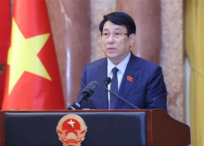 State President of Vietnam Luong Cuong (Photo: VNA) Luong Cuong.jpg