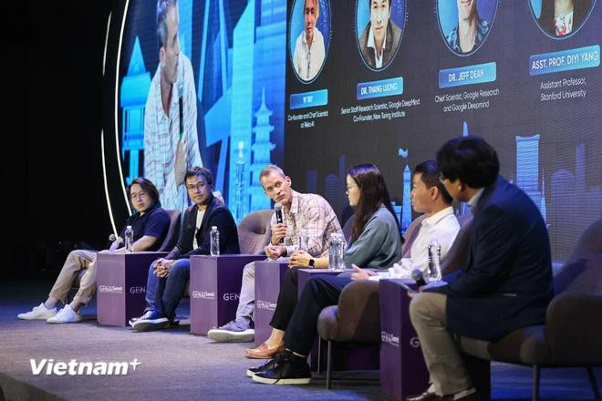 At the GenAI Summit 24 on August 18 (Photo: VietnamPlus) ai.webp