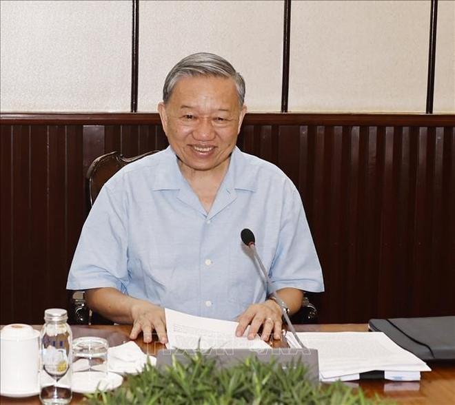 Party General Secretary and State President To Lam. (Photo: VNA) To Lam.jpg