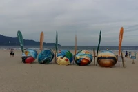 The creative space is being set up at East Sea Park in Da Nang city. Local people, tourists and kids can participate in the event to express their memories about Da Nang city over the past 50 years. (Photo: VNA)
