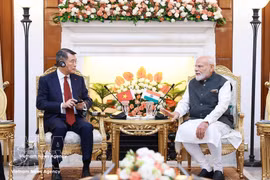 Prime Minister holds talks with Indian counterpart