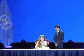 Signing session of Hanoi Convention
