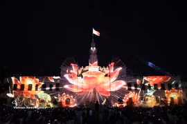 Ho Chi Minh City marks 50th anniversary with 3D mapping art show