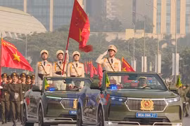 Public security force forms “steel shield” for 14th National Party Congress