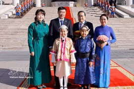 NA President Tran Thanh Man welcomed in Ulan Bator, holds talks with Mongolian counterpart
