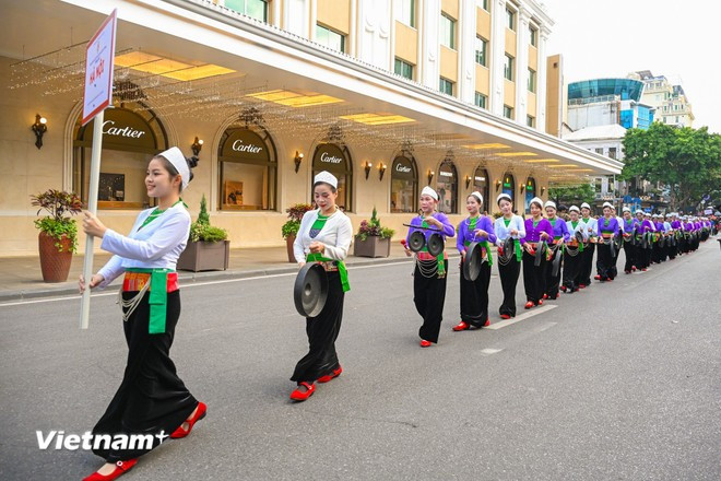 The second Muong Ethnic Culture Day, organised by the Ministry of Culture, Sports and Tourism, aims to honour and promote the traditional cultural values of the Muong ethnic community to domestic and international visitors (Photo: Minh VietnamPlus)